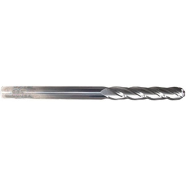 Cgs Tool 4 Flute Long Length Ball End Mill 3/4"Dia 2-1/4"Loc 5"Oal W/Altin 742-7500-ALTiN